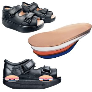 Wound Care Shoe System With 4-Layer Insoles